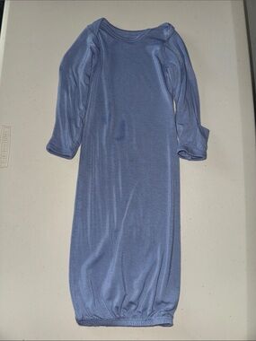 Carter's Light Blue Long Sleeve Knit Sleep Gown